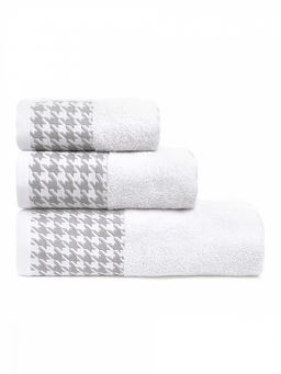 Полотенце для лица 50x90 белый махровая ткань