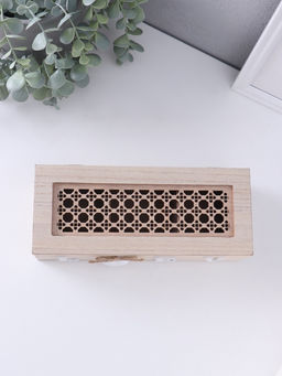 Шкатулка для украшений Дом, там где сердце, дерево, 3 деления, 9.7?24?7 см