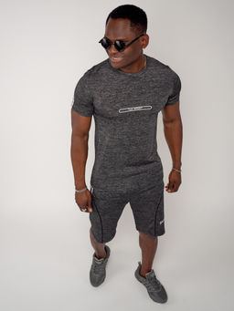 Спортивный костюм летний мужской темно-серого цвета 22265TC - FUYOUKAI фото 8