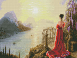 Вышивка крестиком 40х50см, Пейзаж