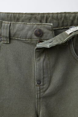 LOOSE FIT TWILL TROUSERS - Zara фото 3