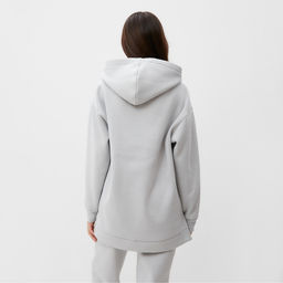 Худи женское MIST Cozy style, серое, размер 44