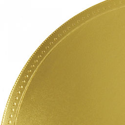 Салфетка декоративная Озеро д33см ПВХ, золото (Китай) - Домашняя мода фото 2