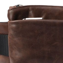 Мужская поясная сумка CALZETTI ADAM L Артикул 2418650, коричневый  фото 5