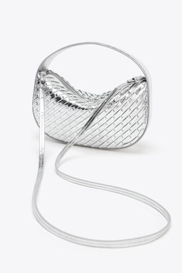 BRAIDED-EFFECT HANDBAG - Zara фото 3