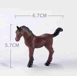 Мини фигурка Лошадь, символ 2026 года, 5,4*6,7 см - Yiwu youda import & export co фото 3