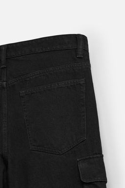 DENIM CARGO BERMUDA SHORTS - Zara фото 20