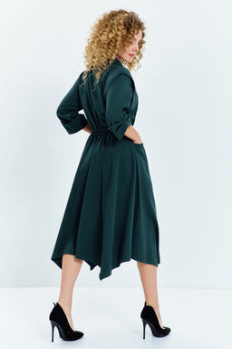 Платье Euro Moda 619 зеленый