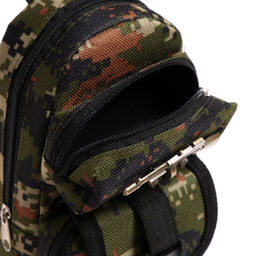 Пенал школьный Рюкзачок-милитари, на молнии, 2 отделения, МИКС - Calligrata фото 6