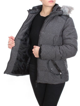 B-21 DARK GRAY Куртка зимняя женская (200 гр. холлофайбера) - Fashion фото 7