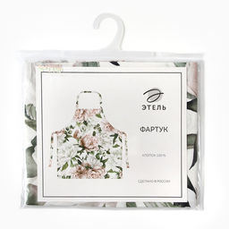 Фартук «Этель. Пионы», 60×70 см, 100% хлопок, саржа 190 г/м²
