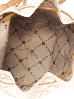 LACCOMA рюкзак АС7304-Россия-кремовый эко кожа хлопок