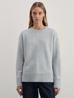 Джемпер с контрастными швами / Zarina фото 3