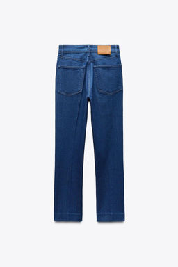 ZW COLLECTION HIGH-WAIST BOOTCUT CROPPED JEANS - Zara фото 24