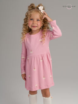 Платье Элла астра на пудре