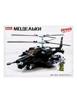 Конструктор Модельки «Вертолёт», 330 деталей