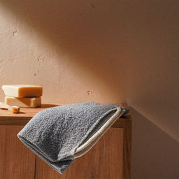 Мочалка - лента массажная SL Home «Ортика», хлопок, 48×21 см, серая