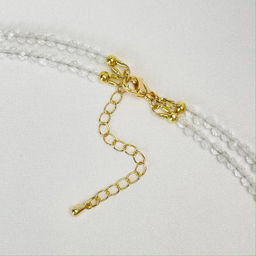 Колье из Горного Хрусталя и Жемчуга