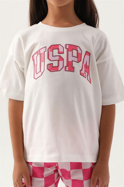 Кремовый пижамный комплект для девочки - U.s. polo assn фото 5
