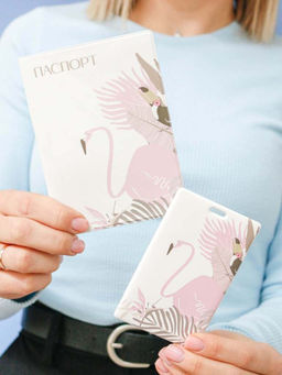 Держатель для карт Tropical flamingo (6,5 х 10,4 см)