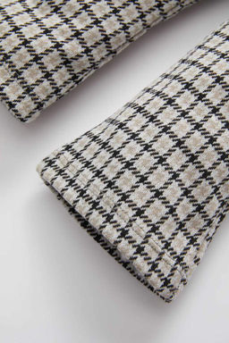 Расклешенные брюки в клетку для маленьких девочек - Defacto фото 3