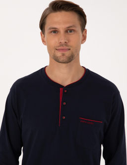 Lacivert Pijama Tak_m_ & __ _ama__r Seti - Pierre cardin фото 3