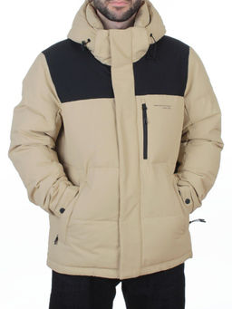 6966 BEIGE Куртка мужская зимняя (200 гр. холлофайбер)