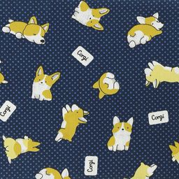 Наволочка 70х70см Корги, с клапаном-запахом, бязь Комфорт 121г/м2, хлопок 100%, упаковка классическая ПВХ 28х41см, Домашняя мода (Россия)