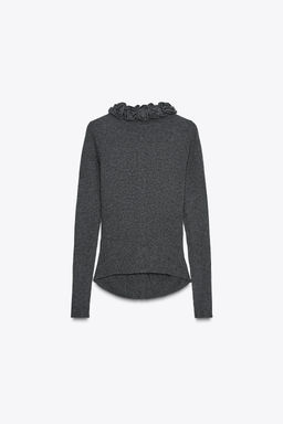 WOOL BLEND FLORAL CARDIGAN - Zara фото 7