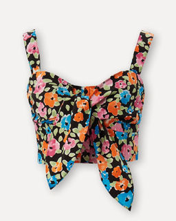 Блузка-топ в красно-белую клетку - Incity фото 15