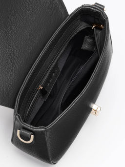 Женская кожаная сумка Richet 3292LG 376 Черный