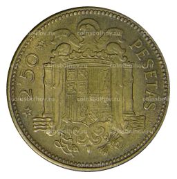 2.5 песеты 1953 (54) года Испания