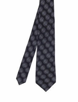 Черный шерстяной галстук - Cacharel фото 3