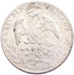 8 реалов 1884 года Мексика