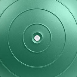 Фитбол 70см ROCKET Антивзрыв, цвет зелёный (70-75см1000г)