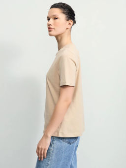 Футболка из хлопка с принтом / Zarina фото 4