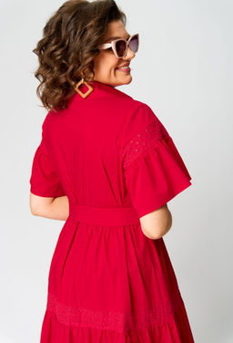 Платье EVA GRANT 7181М красный