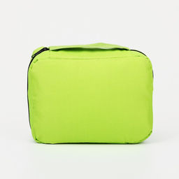 Косметичка дорожная, отдел на молнии, крючок, цвет зелёный