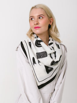 Большой, мягкий, тонкий и очень нежный двусторонний платок - Tantino фото 6