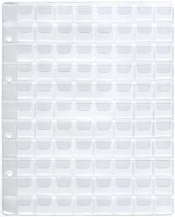 Лист для 88 монет (с клапанами, формат Оптима, Россия)