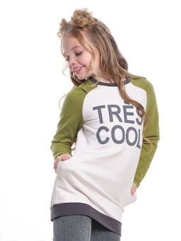 Толстовка для девочки UD 0277 хаки - Mini maxi фото 3