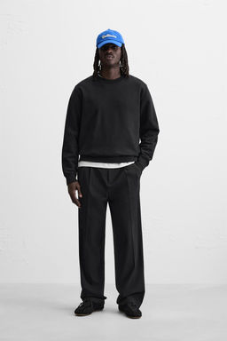 WIDE FIT PLEATED TROUSERS - Zara фото 11