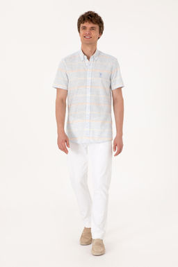 Erkek A__k Mavi K_sa Kollu G_mlek Sepette S_rpriz _ndirim - U.s. polo assn фото 4