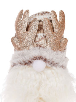 Фигура текстиль «Гном лосяш» 33 см, 1 LED, от батареек AG13×3, свечение тёплое белое