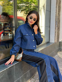 Рубашка AURA 2163-164-Р тёмно-синий деним