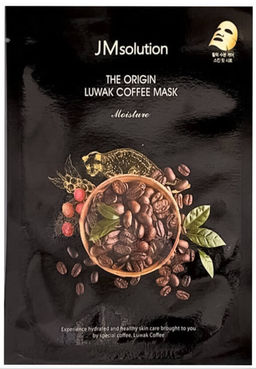 JMSOLUTION Тканевая маска тонизирующая с кофеином The Origin Luwak Coffee Mask (30 мл)