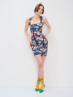 Платье с вырезом каре OD-634-2