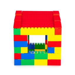 Конструктор строительный Дом, 134 элемента - Полесье фото 3