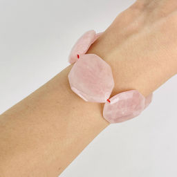 Бусины для украшений из Розового кварца 39 см