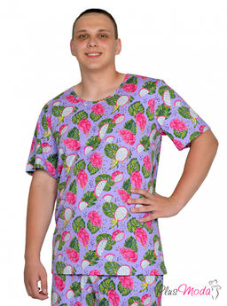 Футболка Модель №2050 размеры 44-84 - Plusmoda фото 2